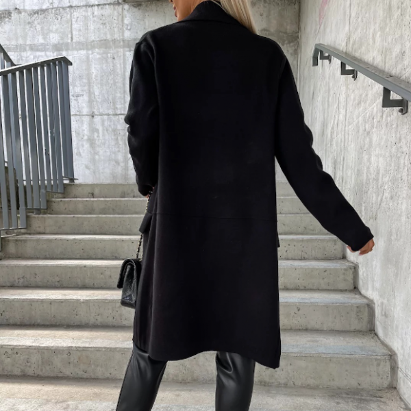 Loose Thin Woolen Coat For Women