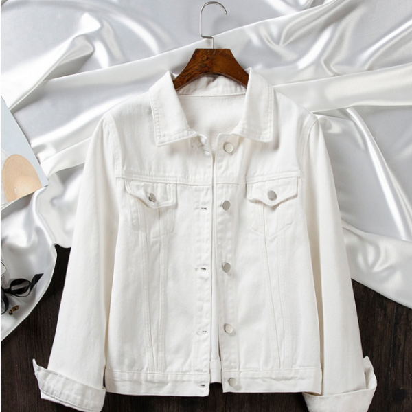 Women's Short Spring And Autumn New Korean Style Loose Versatile Casual Jacket Petite Top