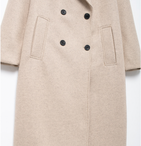 Women's Fashion Solid Color Soft Loose Overcoat Coat