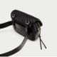 One-shoulder small square bag stitched crossbody bag