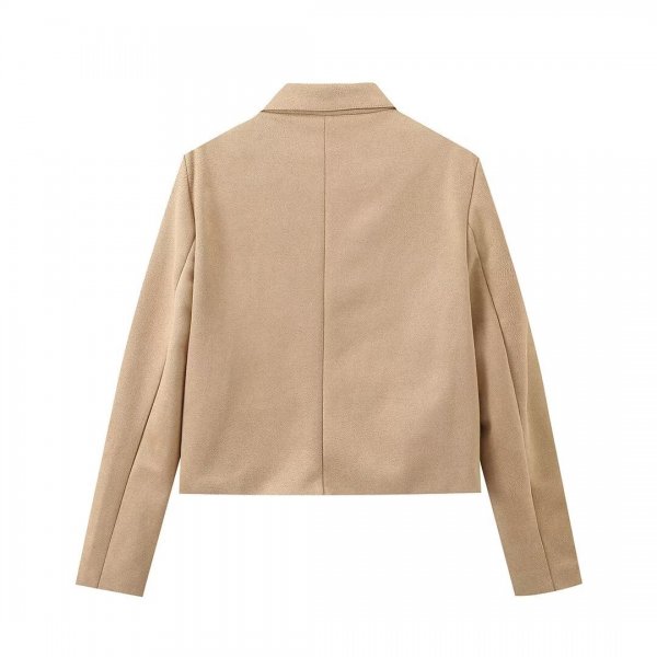 Elegance Retro Lapel Fashionable All-matching Jacket